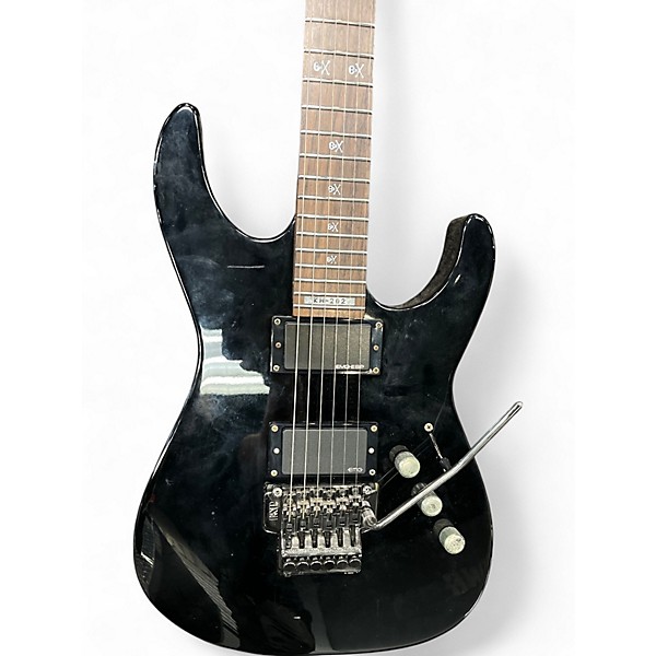 Used 2008 Ltd KH202 Black Solid Body Electric Guitar
