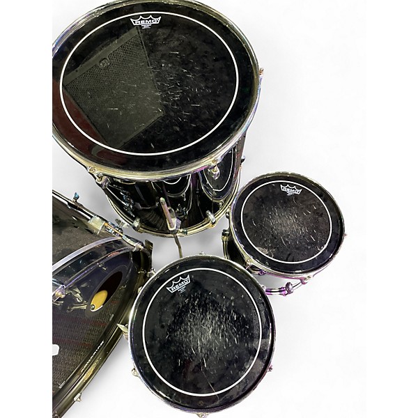 Used Pearl 4 Piece Forum Black Drum Kit