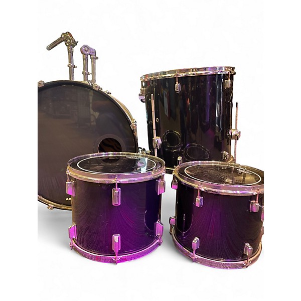 Used Pearl 4 Piece Forum Black Drum Kit
