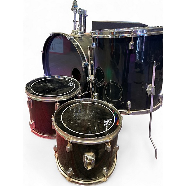 Used Pearl 4 Piece Forum Black Drum Kit