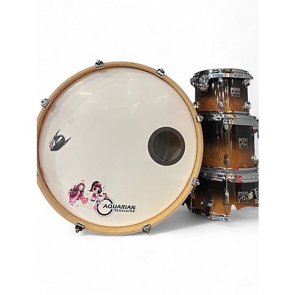 Used TAMA 4 Piece Superstar COFFEE FADE Drum Kit