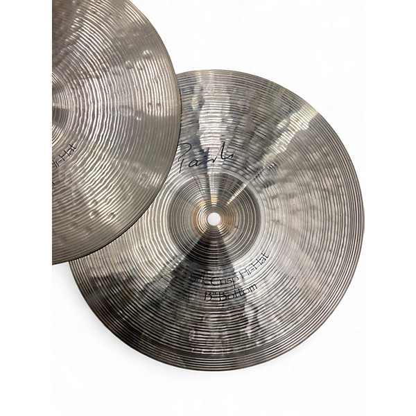 Used Paiste 13in Signature Dark Crisp Hi Hat Pair Cymbal
