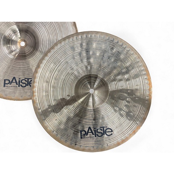 Used Paiste 13in Signature Dark Crisp Hi Hat Pair Cymbal