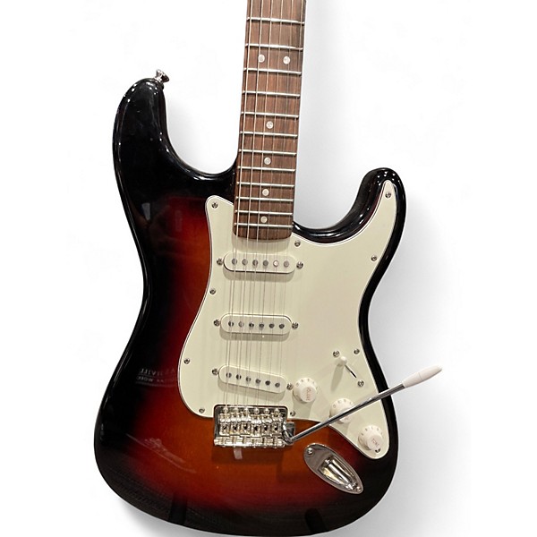 Used Squier Stratocaster 2 Color Sunburst Solid Body Electric Guitar