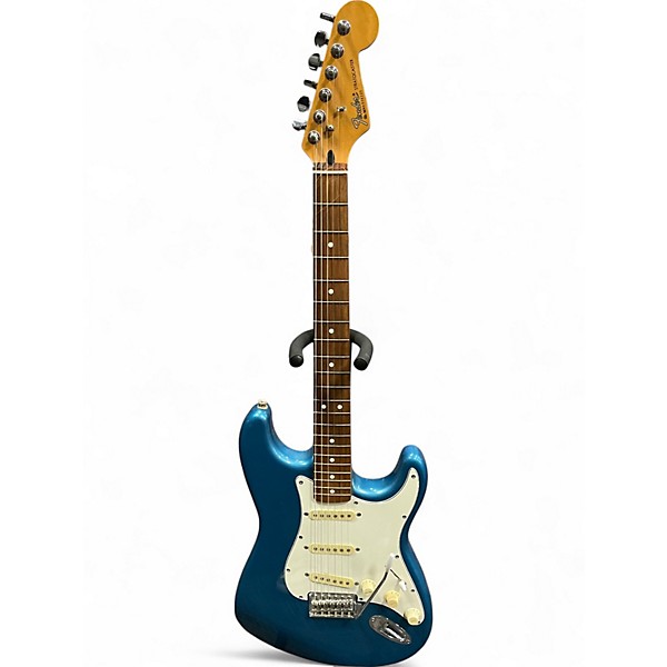 Used Fender Standard Stratocaster Blue Solid Body Electric Guitar