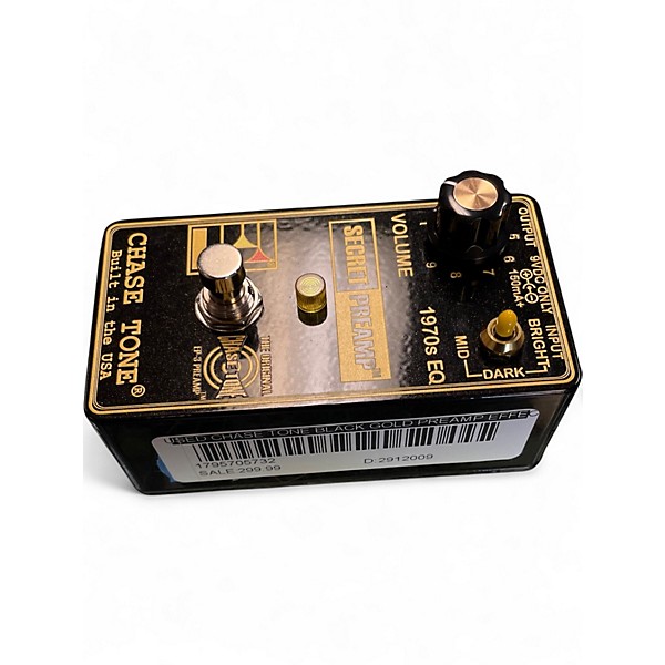 Used Chase Tone BLACK GOLD PREAMP Effect Pedal