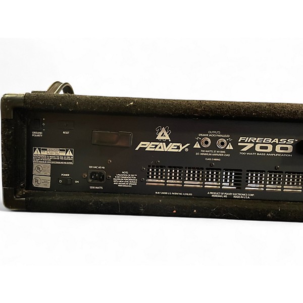 Used Peavey Firebass 700 Bass Amp Head | Guitar Center