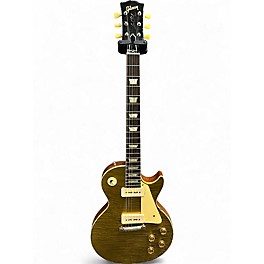Used 2022 Gibson 1954 Reissue Les Paul Standard Murphy Lab Heavy Aged Double Gold Solid Body Electric Guitar