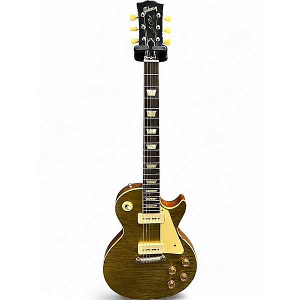 Used 2022 Gibson 1954 Reissue Les Paul Standard Murphy Lab Heavy Aged Double Gold Solid Body Electric Guitar