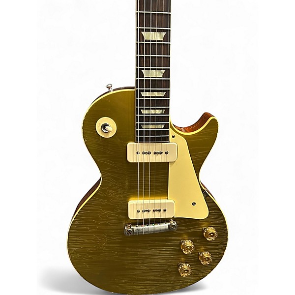 Used 2022 Gibson 1954 Reissue Les Paul Standard Murphy Lab Heavy Aged Double Gold Solid Body Electric Guitar