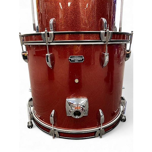 Used TAMA 5 Piece Stagestar Orange Sparkle Drum Kit