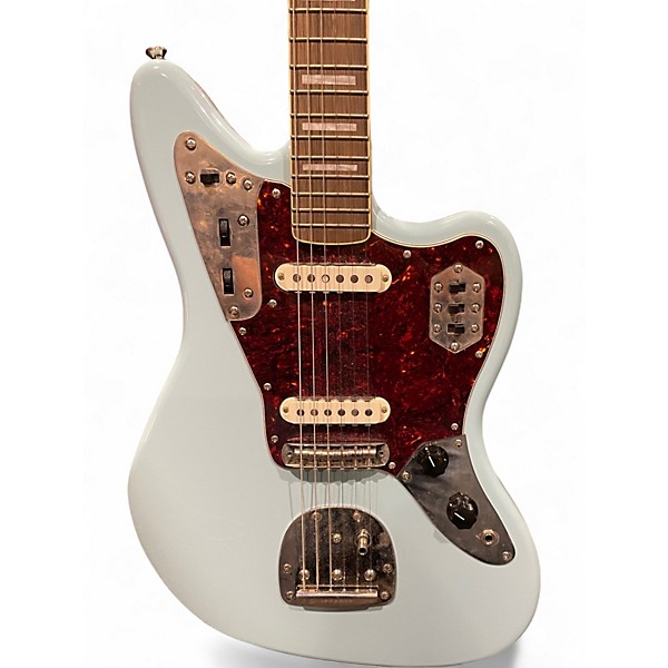 Used Squier Classic Vibe 1970s Jaguar Daphne Blue Solid Body Electric Guitar