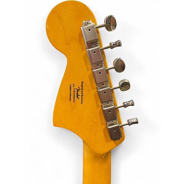 Used Squier Classic Vibe 1970s Jaguar Daphne Blue Solid Body Electric Guitar