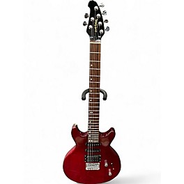 Used Carlo Robelli Double Cut Jr Wine Red Solid Body Electric Guitar