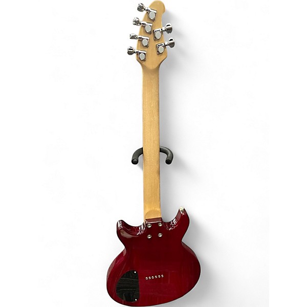 Used Carlo Robelli Double Cut Jr Wine Red Solid Body Electric Guitar