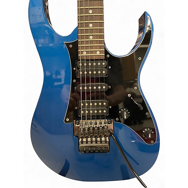 Used Ibanez rg655 Cobalt Blue Metallic Solid Body Electric Guitar