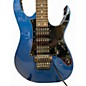 Used Ibanez rg655 Cobalt Blue Metallic Solid Body Electric Guitar