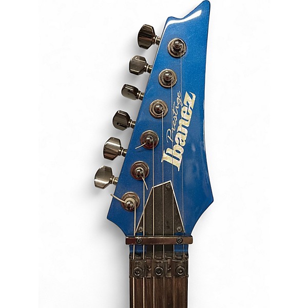 Used Ibanez rg655 Cobalt Blue Metallic Solid Body Electric Guitar