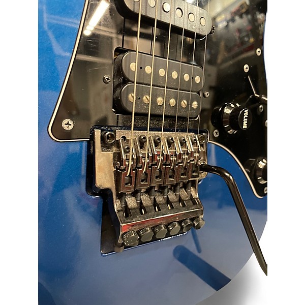 Used Ibanez rg655 Cobalt Blue Metallic Solid Body Electric Guitar
