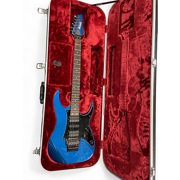 Used Ibanez rg655 Cobalt Blue Metallic Solid Body Electric Guitar