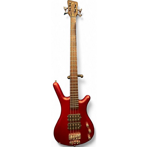 Used Warwick Corvette 4 String Burgundy Red Stain Electric Bass Guitar