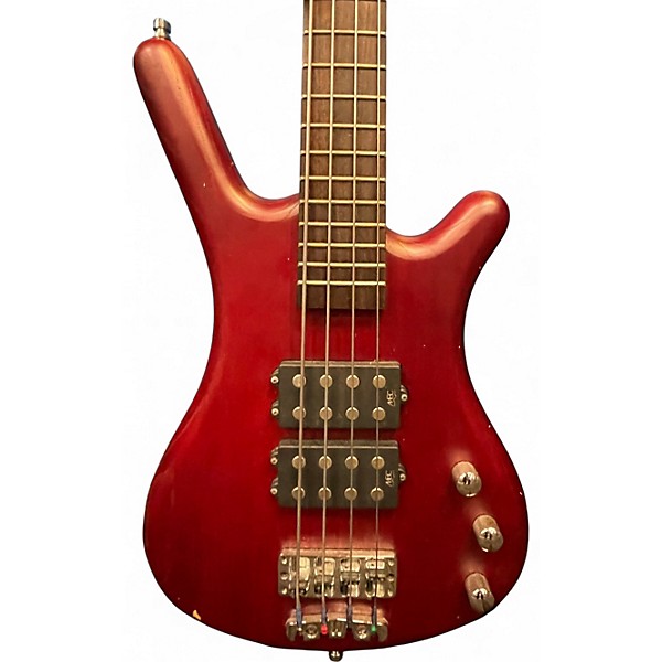 Used Warwick Corvette 4 String Burgundy Red Stain Electric Bass Guitar