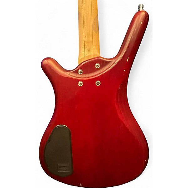 Used Warwick Corvette 4 String Burgundy Red Stain Electric Bass Guitar