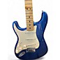 Used 2022 Fender American Ultra Stratocaster Left Handed Blue Electric Guitar