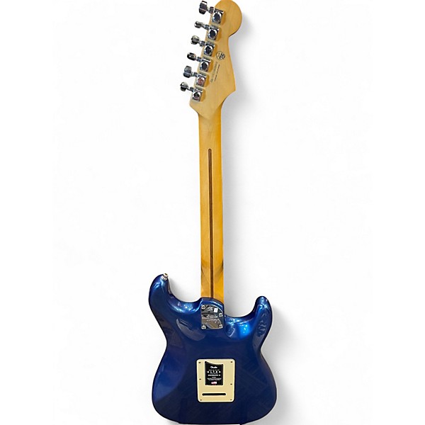 Used 2022 Fender American Ultra Stratocaster Left Handed Blue Electric Guitar