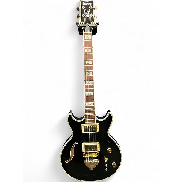 Used Ibanez AR520 Ebony Hollow Body Electric Guitar