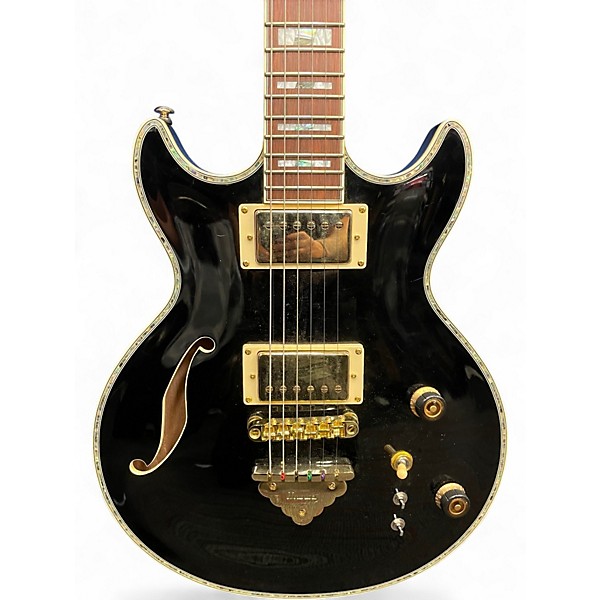Used Ibanez AR520 Ebony Hollow Body Electric Guitar