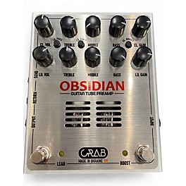 Used Crab Pedals OBSIDIAN Guitar Preamp