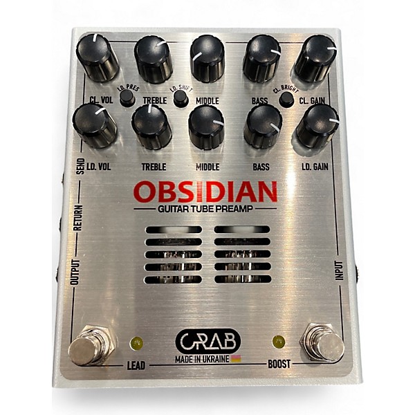 Used Crab Pedals OBSIDIAN Guitar Preamp