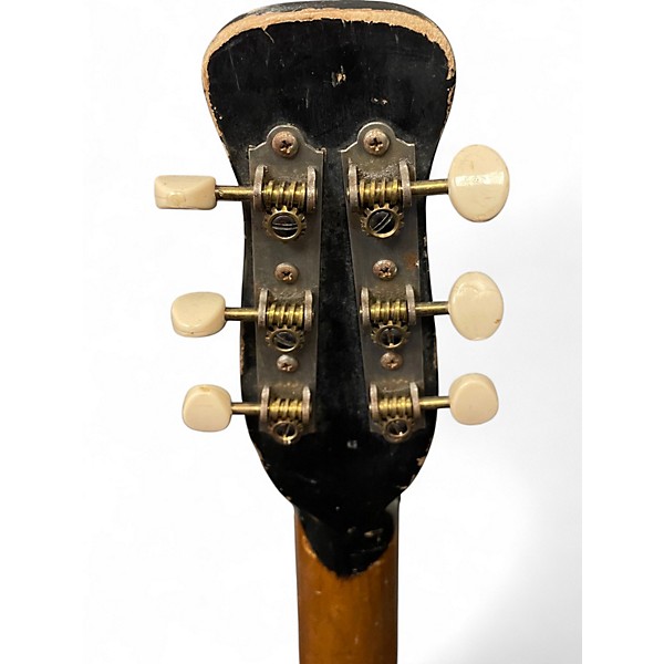 Vintage 1957 Danelectro U1 Black Solid Body Electric Guitar
