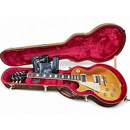 Used Gibson Les Paul Standard 1950S Neck Left Handed Gold Top Electric Guitar