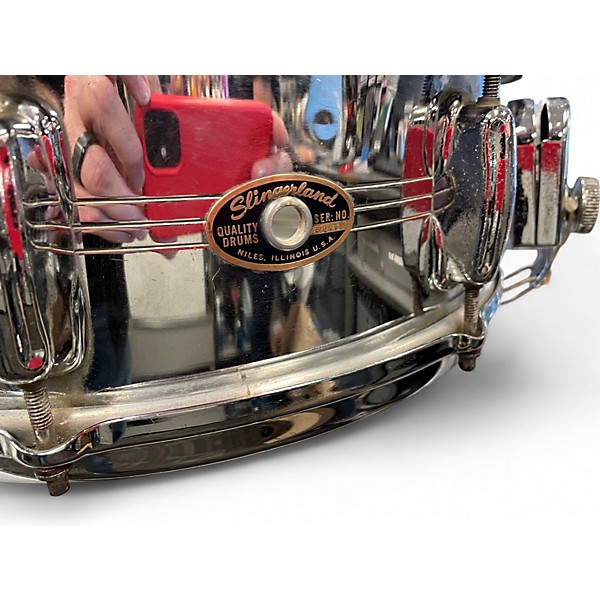 Vintage 1960s Slingerland 14X5 SOUNDKING Chrome Drum