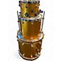 Used DW 3 Piece Performance Series Golden Sparkle Drum Kit thumbnail