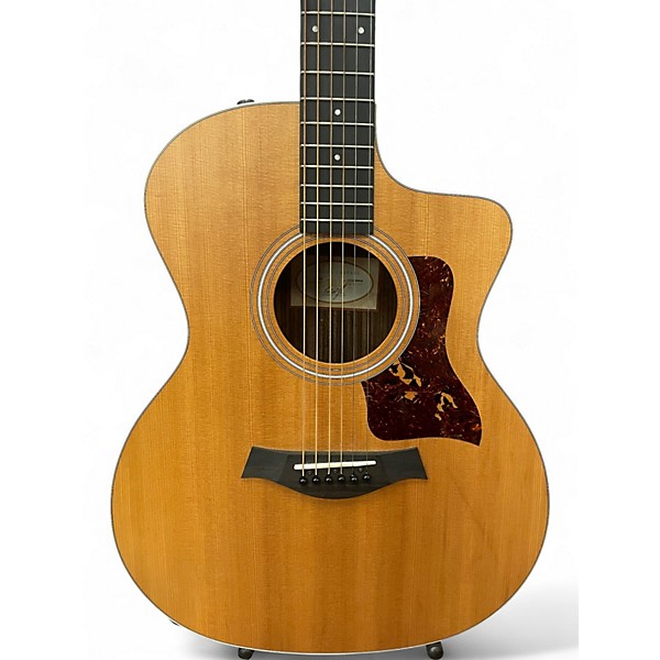 Used Taylor 214CE Natural Acoustic Electric Guitar