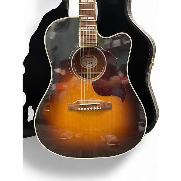 Used Gibson Hummingbird Pro Tobacco Burst Acoustic Electric Guitar