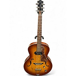 Used Godin 5th Avenue Kingpin P90 Cognac Burst Hollow Body Electric Guitar