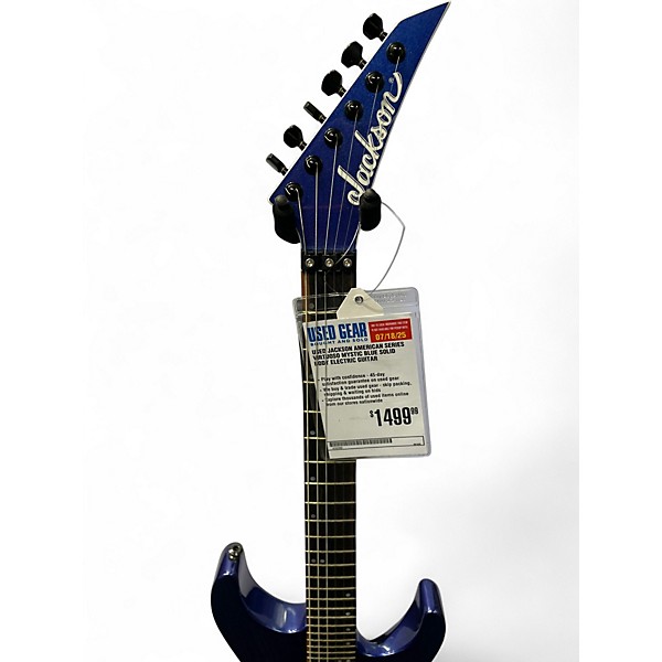 Used Jackson American Series Virtuoso MYSTIC BLUE Solid Body Electric Guitar