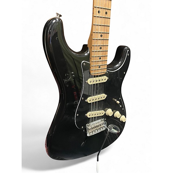 Used Fender Standard Stratocaster Black Solid Body Electric Guitar