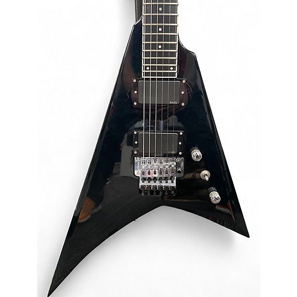 Used Edwards ERV138 Black Solid Body Electric Guitar