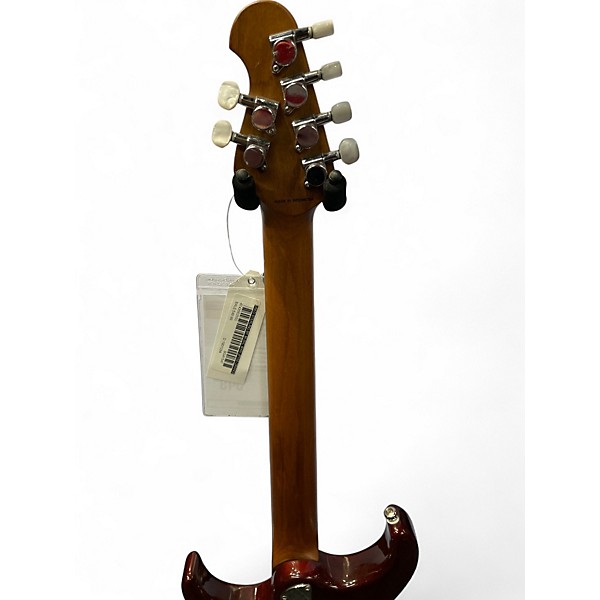 Used Sterling by Music Man JP150 Orange Solid Body Electric Guitar