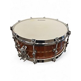 Used Philly Drum Co. 14in Custom Sapele Snare natural Drum