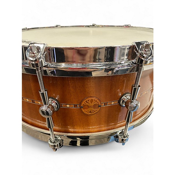 Used Philly Drum Co. 14in Custom Sapele Snare natural Drum