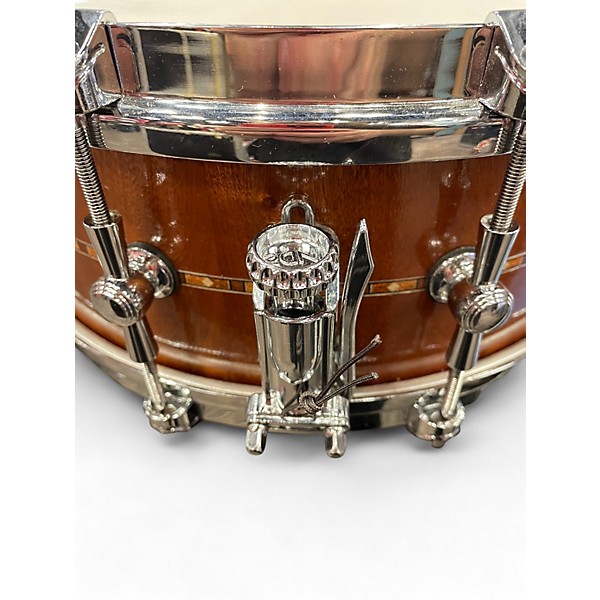 Used Philly Drum Co. 14in Custom Sapele Snare natural Drum