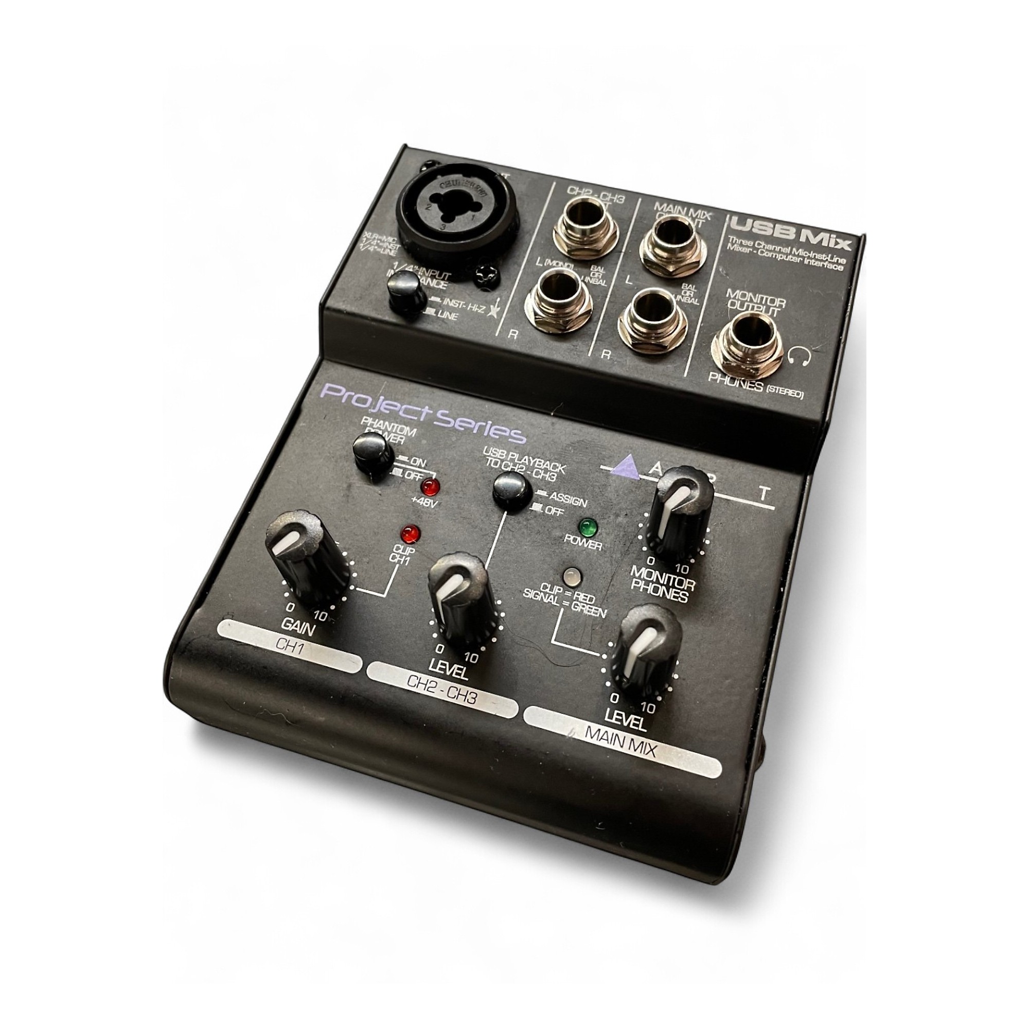 DJ機材 USB MIX 4 Project Series Used Art USB Mix Project Series Unpowered Mixer | Guitar Center