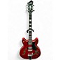 Used Hagstrom Viking Deluxe Cherry Hollow Body Electric Guitar thumbnail