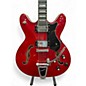 Used Hagstrom Viking Deluxe Cherry Hollow Body Electric Guitar